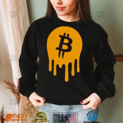 Melt your face Bitcoin art shirt