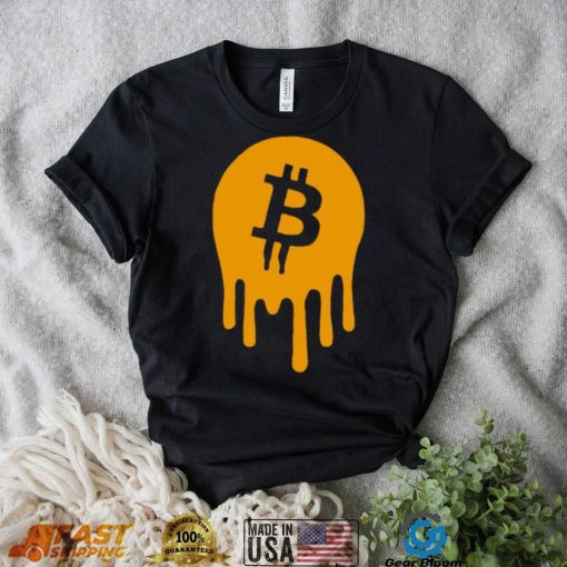 Melt your face Bitcoin art shirt