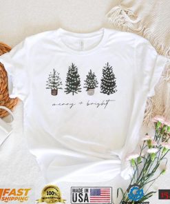 Merry And Bright Christmas Shirt