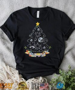 Merry And Bright Dallas Cowboys NFL Christmas Tree 2022 Shirt