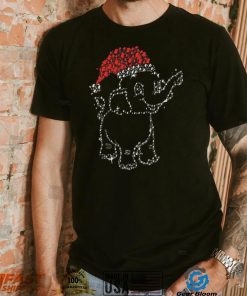 Merry Christmas Santa Elephant Diamond Shirt