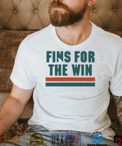 Miami Dolphins fins for the win T Shirt