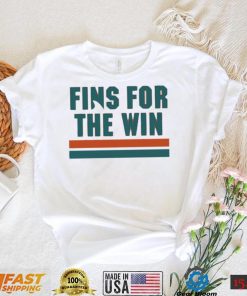 Miami Dolphins fins for the win T Shirt