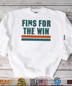 Miami Dolphins fins for the win T Shirt