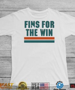 Miami Dolphins fins for the win T Shirt