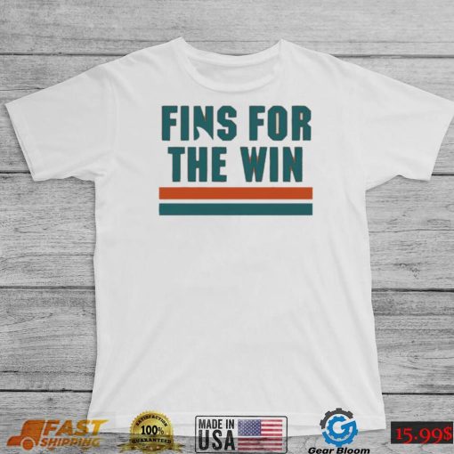 Miami Dolphins fins for the win T Shirt