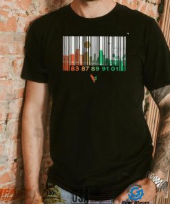 Miami Hurricanes barcode shirt