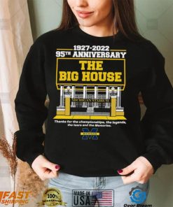 Michigan Stadium 1927 2022 95TH Anniversary The Big House logo Shirt