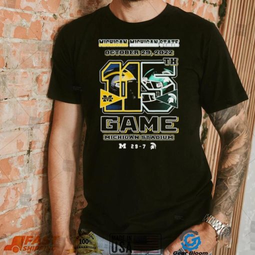 Michigan Vs Michigan State October 29, 2022 115th Game 29 7 Shirt