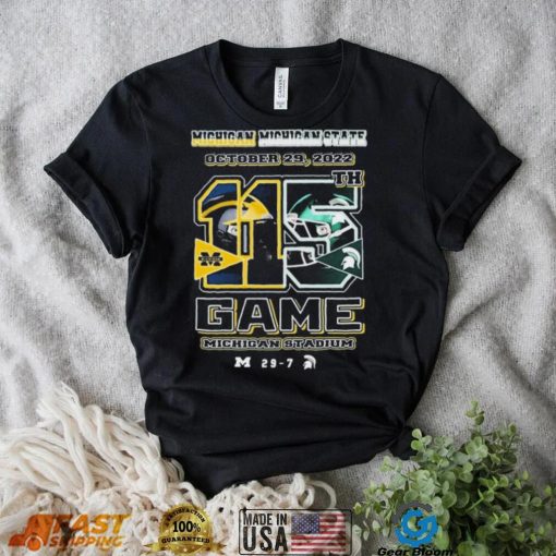 Michigan Vs Michigan State October 29, 2022 115th Game 29 7 Shirt