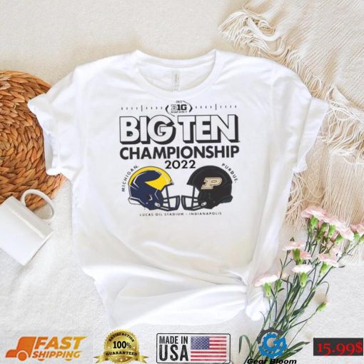 Michigan Vs Purdue 2022 Big Ten Championship Game Head to Head Shirt