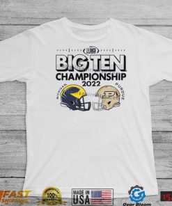 Michigan Wolverines Head to Head 2022 Big Ten Championship Game Shirt