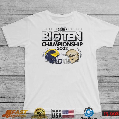 Michigan Wolverines Head to Head 2022 Big Ten Championship Game Shirt