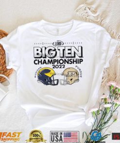 Michigan Wolverines Head to Head 2022 Big Ten Championship Game Shirt