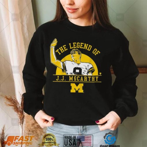 Michigan Wolverines The Legend Of J.J. Mccarthy Shirt