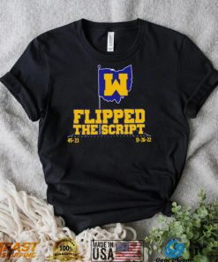 Michigan Wolverines flag Flipped the script 45 23 shirt