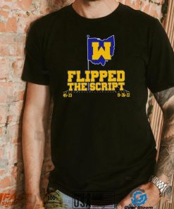 Michigan Wolverines flag Flipped the script 45 23 shirt