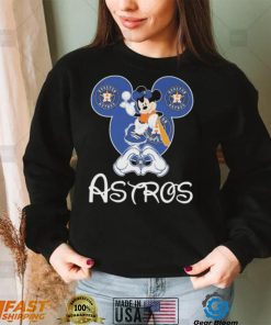 Mickey Mouse Disney Houston Astros Heart 2022 Shirt