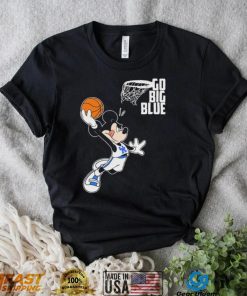 Mickey Mouse Kentucky Wildcats Dunk Go Big Blue Shirt