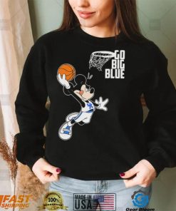 Mickey Mouse Kentucky Wildcats Dunk Go Big Blue Shirt