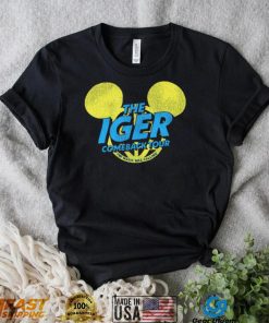 Mickey Mouse The Iger comeback tour logo shirt