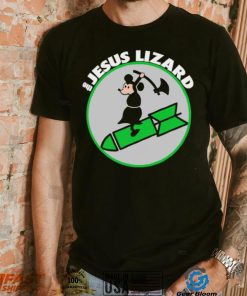 Mickey Mouse riding rocket The Jesus Lizard art shirt