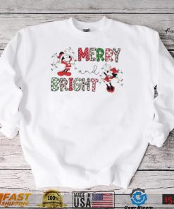 Mickey and Minnie Merry And Bright Sweatshirt