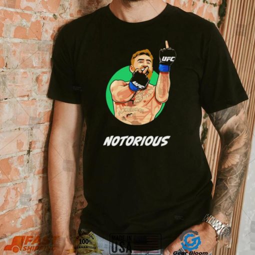 Middle Finger Conor Mcgregor Notorious art shirt