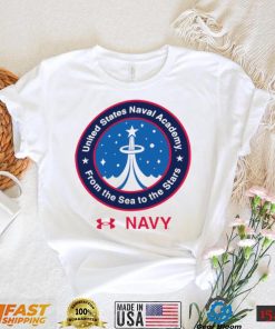 Midshipmen Under Armour 2022 Special Games Logo NASA United State Naval Academy from the Sea to the Stars shirt