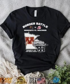 Minnesota Golden Gophers Border Battle 23 16 Wisconsin Badgers Shirt