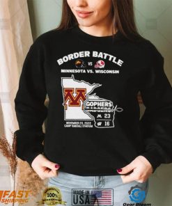 Minnesota Golden Gophers Border Battle 23 16 Wisconsin Badgers Shirt