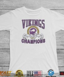 Minnesota Vikings 3 Time NFC Champions shirt