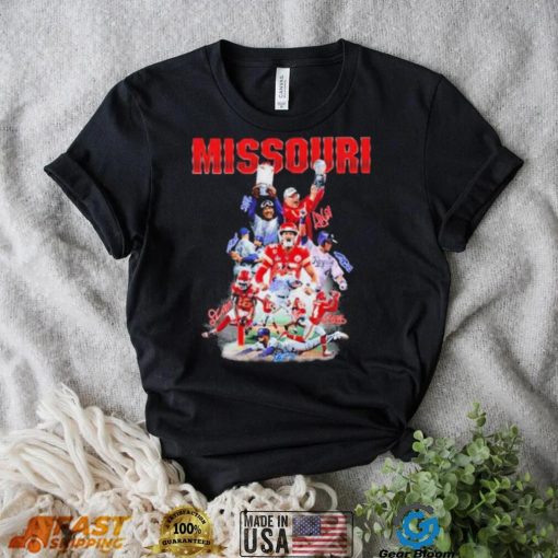 Missouri Sports Teams Players signatures Shirt