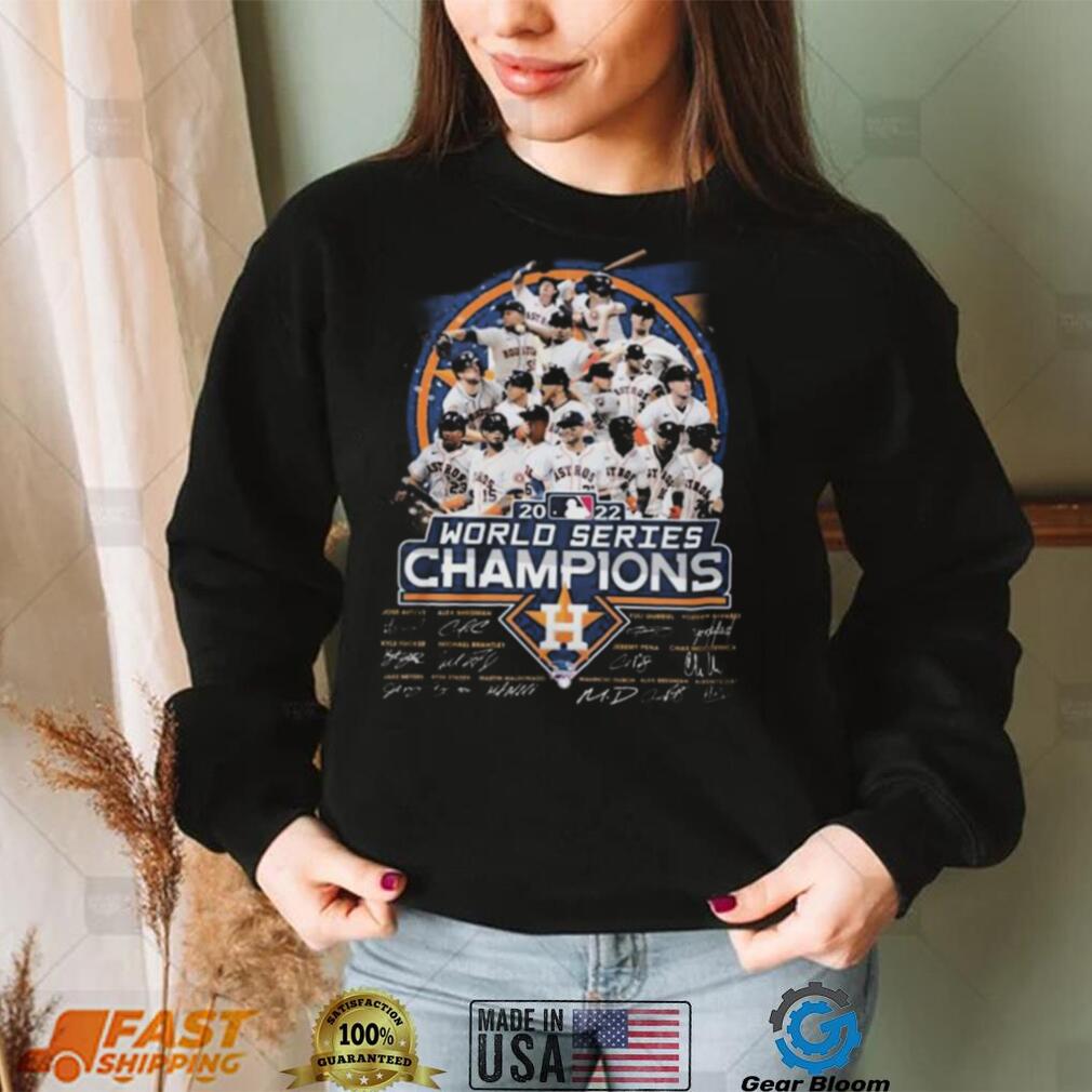 Mlb 2022 World Series Champions Houston Astros Team Signatures Shirt Mlb 2022 World Series Champions Houston Astros Team Signatures Shirt