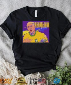 Moment of Richarlison funny Brazil soccer art shirt