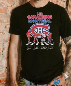 Montreal Canadiens Larry Robinson Guy Lafleur Jean Beliveau And Henri Richard Abbey Road Signatures Shirt