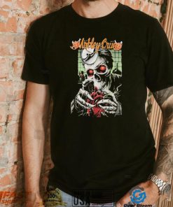 Motley Crue Dr. Feelgood Skeleton With Pumpkin Halloween Logo Shirt