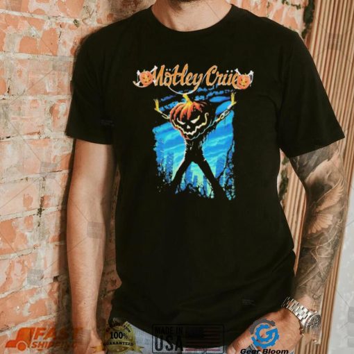 Motley Crue Pumpkin Head Allister Fiend Halloween Logo Shirt