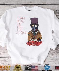 Muppet Christmas Carol Gonzo I am here to tell the story shirt