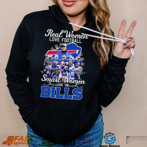 NFL Real Women Love Football Smart Women Love The Bills Signatures Shirt