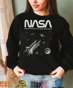 Nasa T Shirt Planets Black