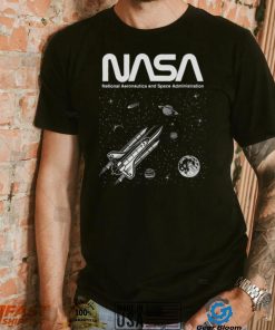 Nasa T Shirt Planets Black