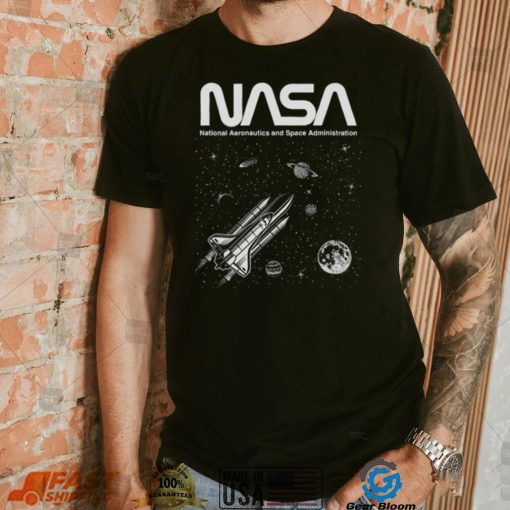 Nasa T Shirt Planets Black