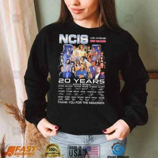 Ncis Los Angeles New Orleans 20 Years Shirt