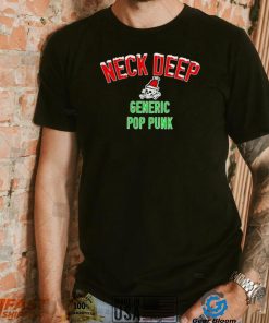 Neck Deep Generic Pop Punk Chritmas skull logo shirt