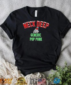 Neck Deep Generic Pop Punk Chritmas skull logo shirt