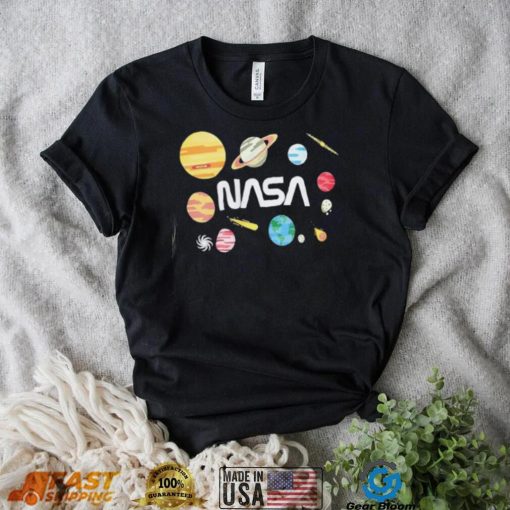 Neon Riot NASA Planets Black Vintage Nasa T Shirt