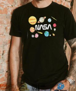 Neon Riot NASA Planets Black Vintage Nasa T Shirt