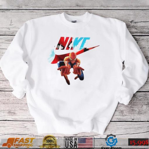 New Design Nike Logo And Spiderman Marvel Unisex Sweatshirt