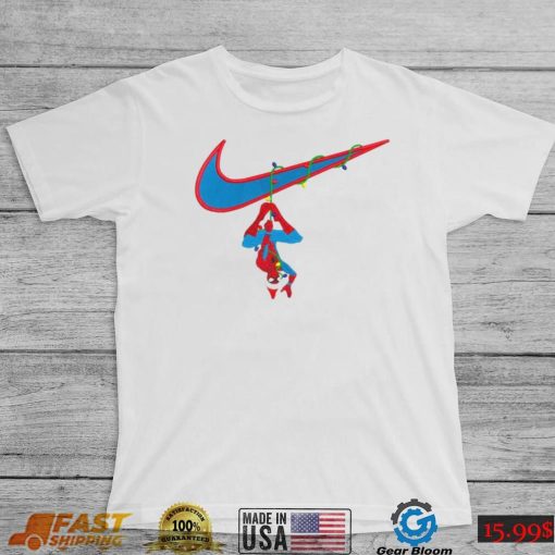 Nike Logo And Christmas Spiderman Marvel Design Unisex Sweatshirt